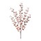 Melrose Frosted Leaf Artificial Christmas Spray - 32" - Set of 6